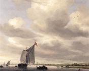 Seascape - 萨洛蒙·凡·雷斯达尔